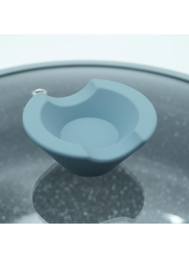 HausRoland Casserole 5.2L Green Granite Nonstick Cookware with Lid Die-Cast Aluminum Induction & Oven Safe PFOA/PTFE-Free Kitchen Utensil Durable Scratch-safe Pots Pans for Cooking (Sauce Pot 5.2L) - Image 4